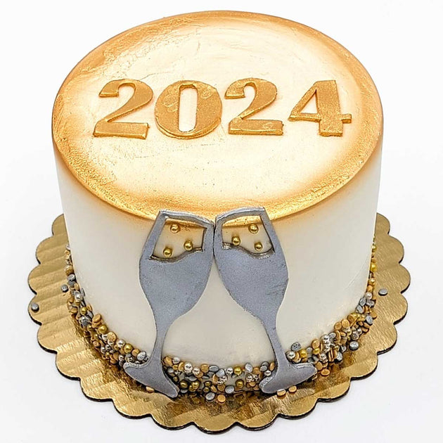 2024 Cake Topper, Hello 2024 Cake Topper, New Years Eve Pick, NYE 2024  Topper, Happy New Years Cake Topper, Sparkly 2024 Topper 