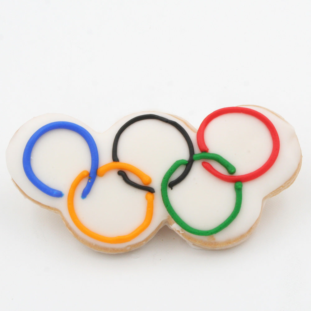 Olympic Rings Shaped Cookies Deerfields Bakery