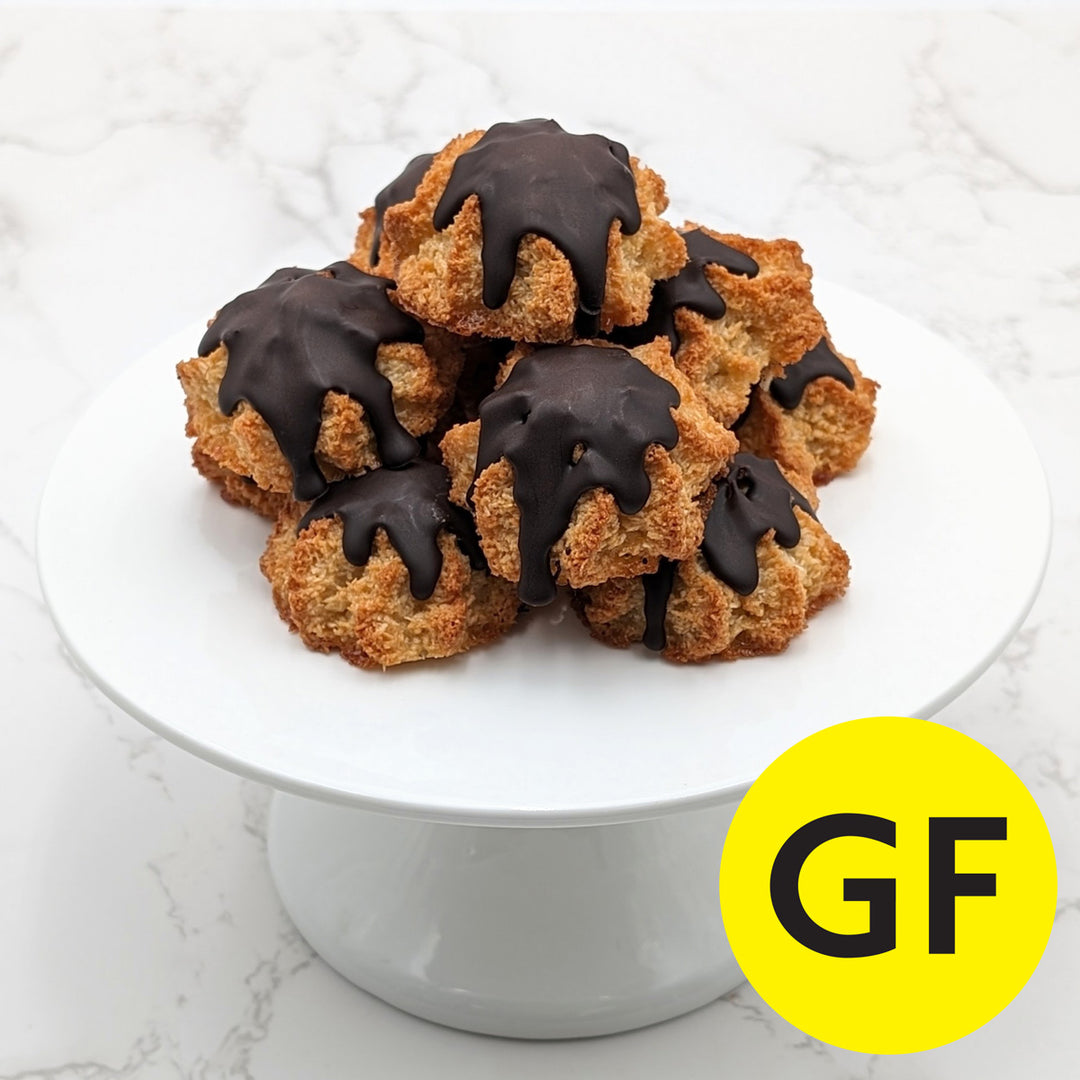 Coconut Macaroons Dipped with Chocolate – Deerfields Bakery