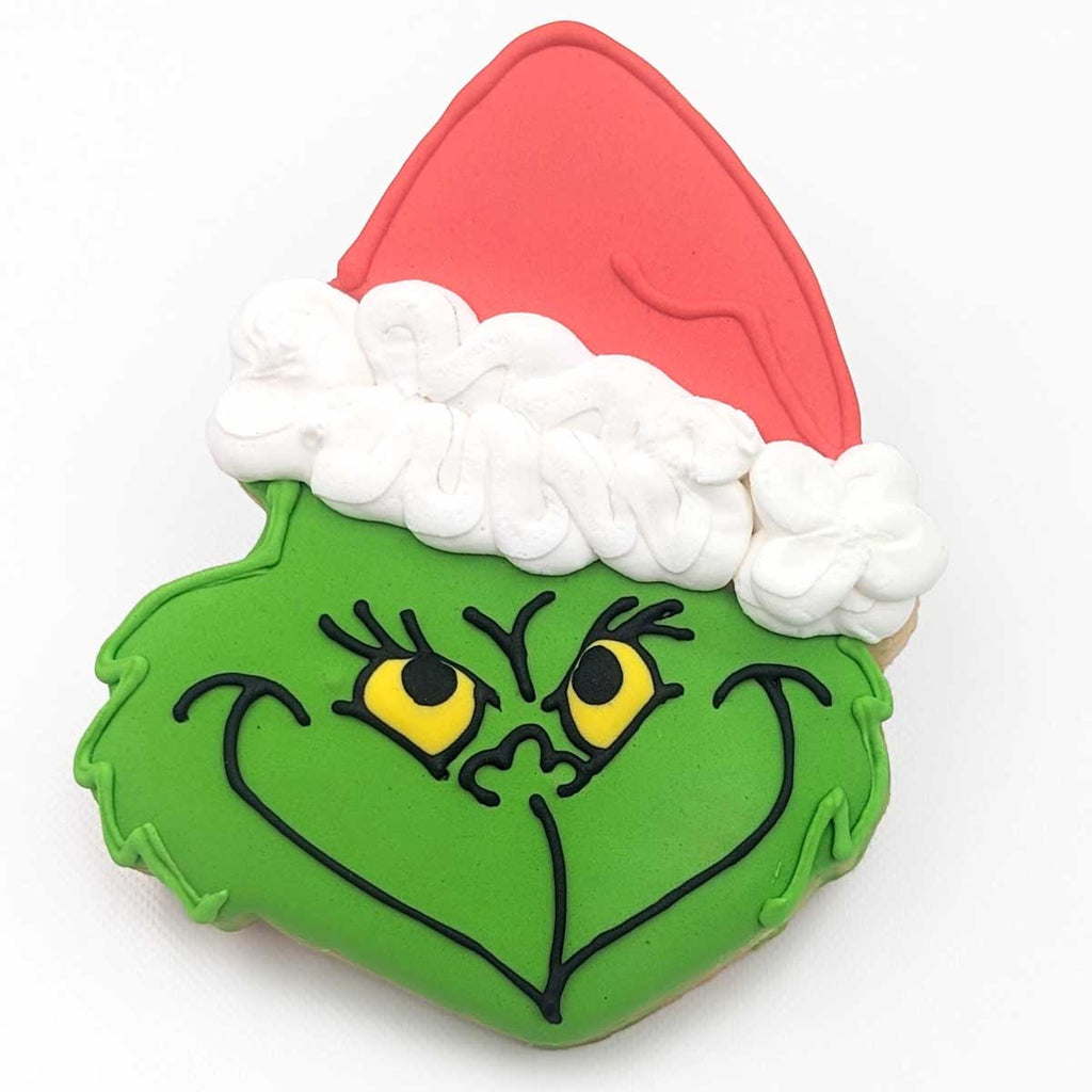 Resting Grinch Face Cookie set