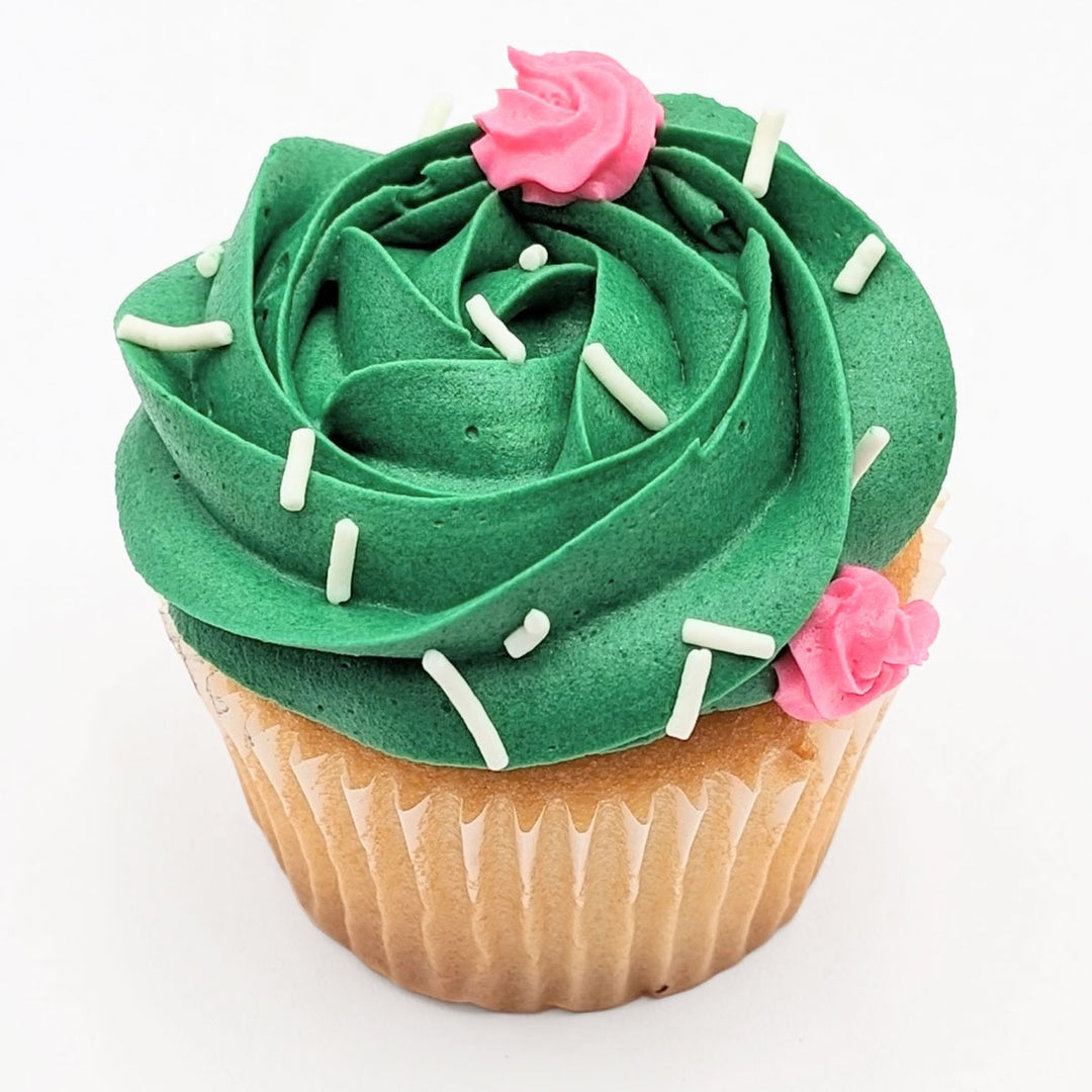 cactus cupcakes Cactus Swirl Medium Cupcake – Deerfields Bakery
