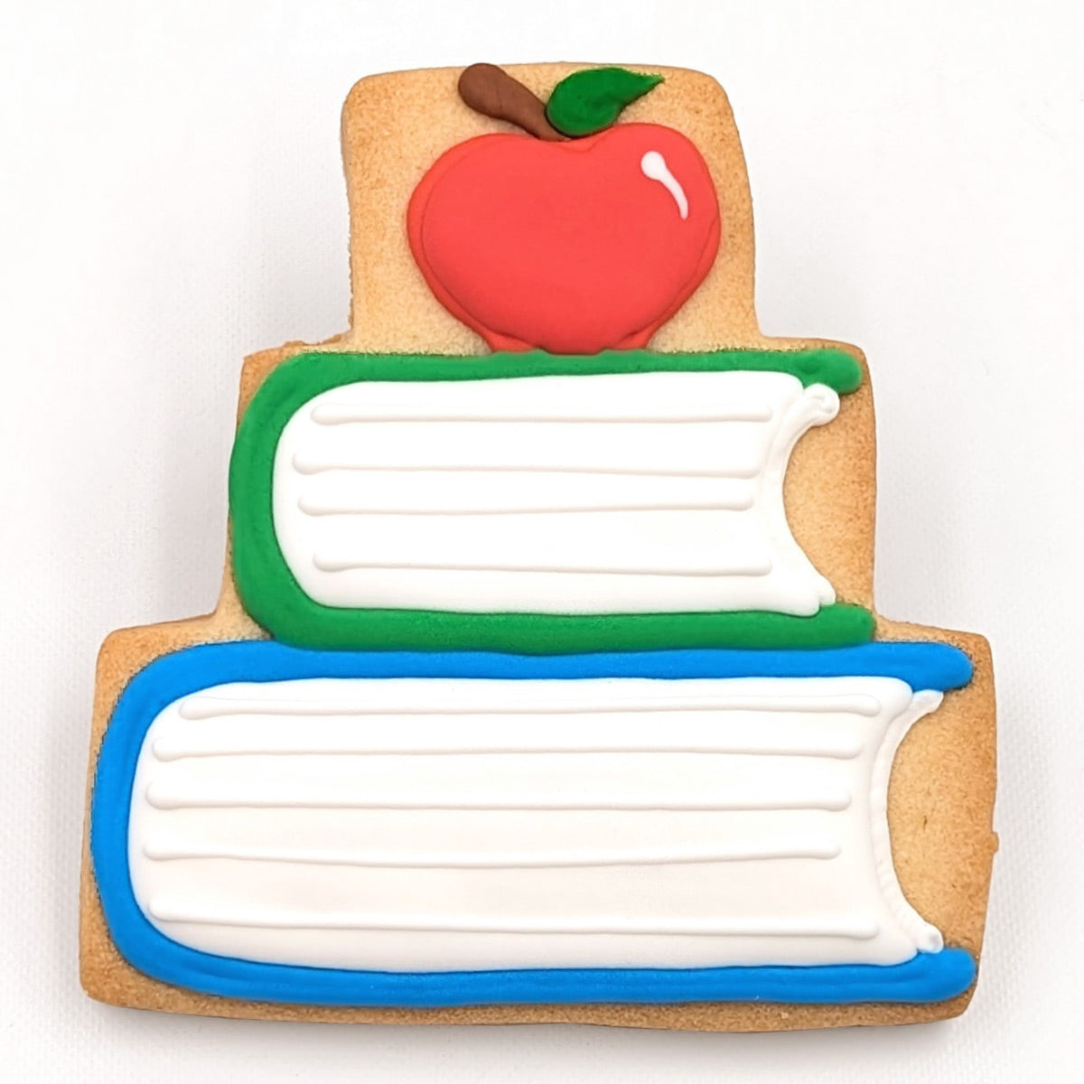 Book Stack Cookies Stack of Books Cookie – Deerfields Bakery