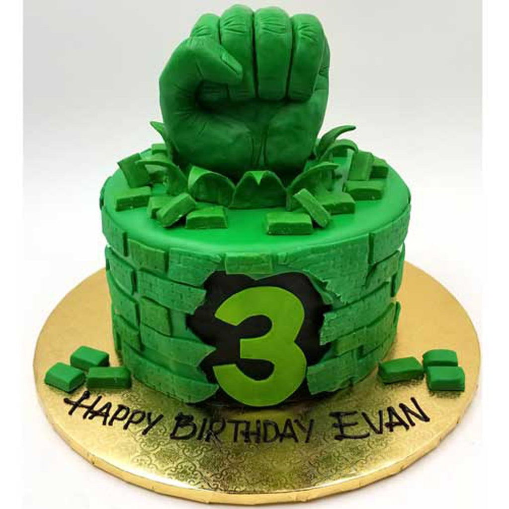 Avengers Hulk Cake