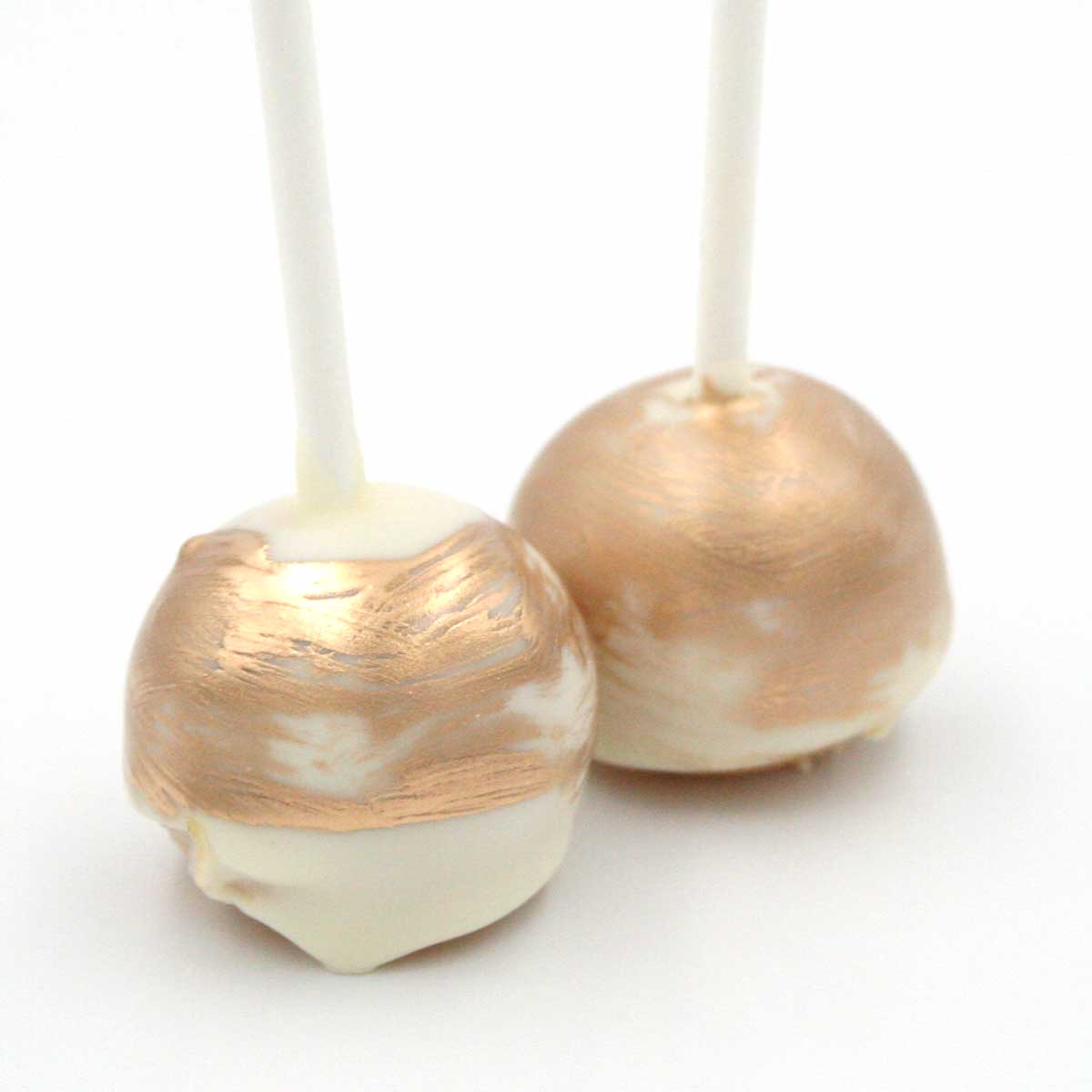 Gold Accented Cake Pops