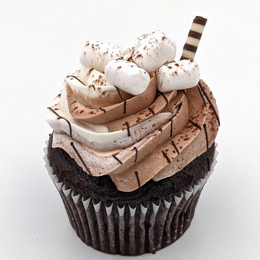 Hot Chocolate Gourmet Cupcake – Deerfields Bakery, image size:1080x1080