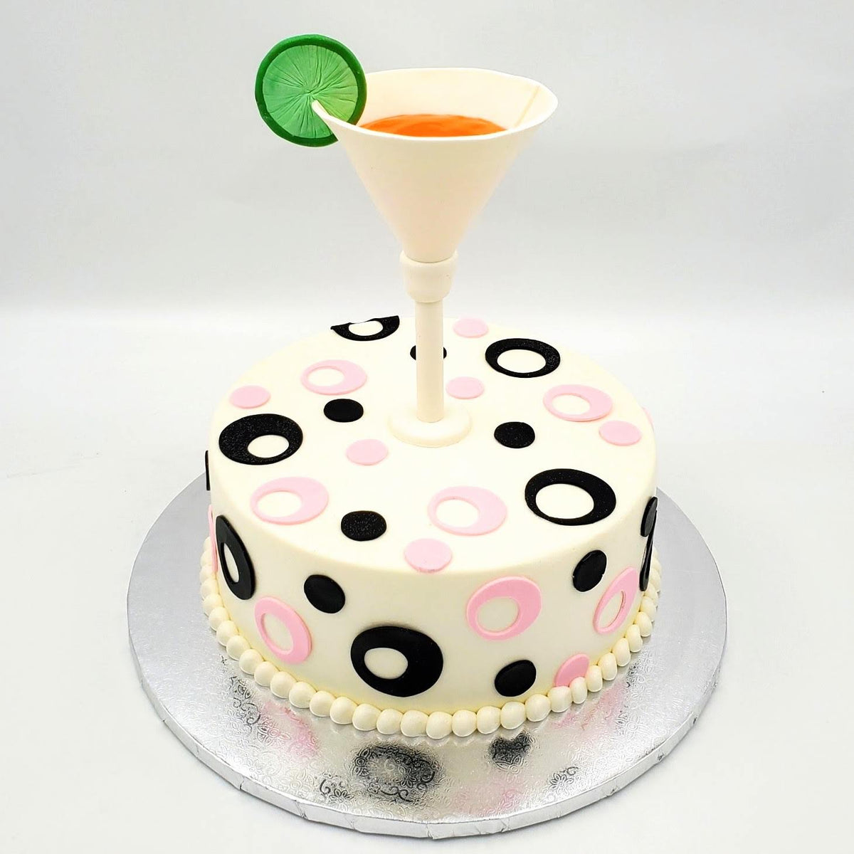 Fondant Martini Glass Local Deerfield's Bakery Party celebrate ...