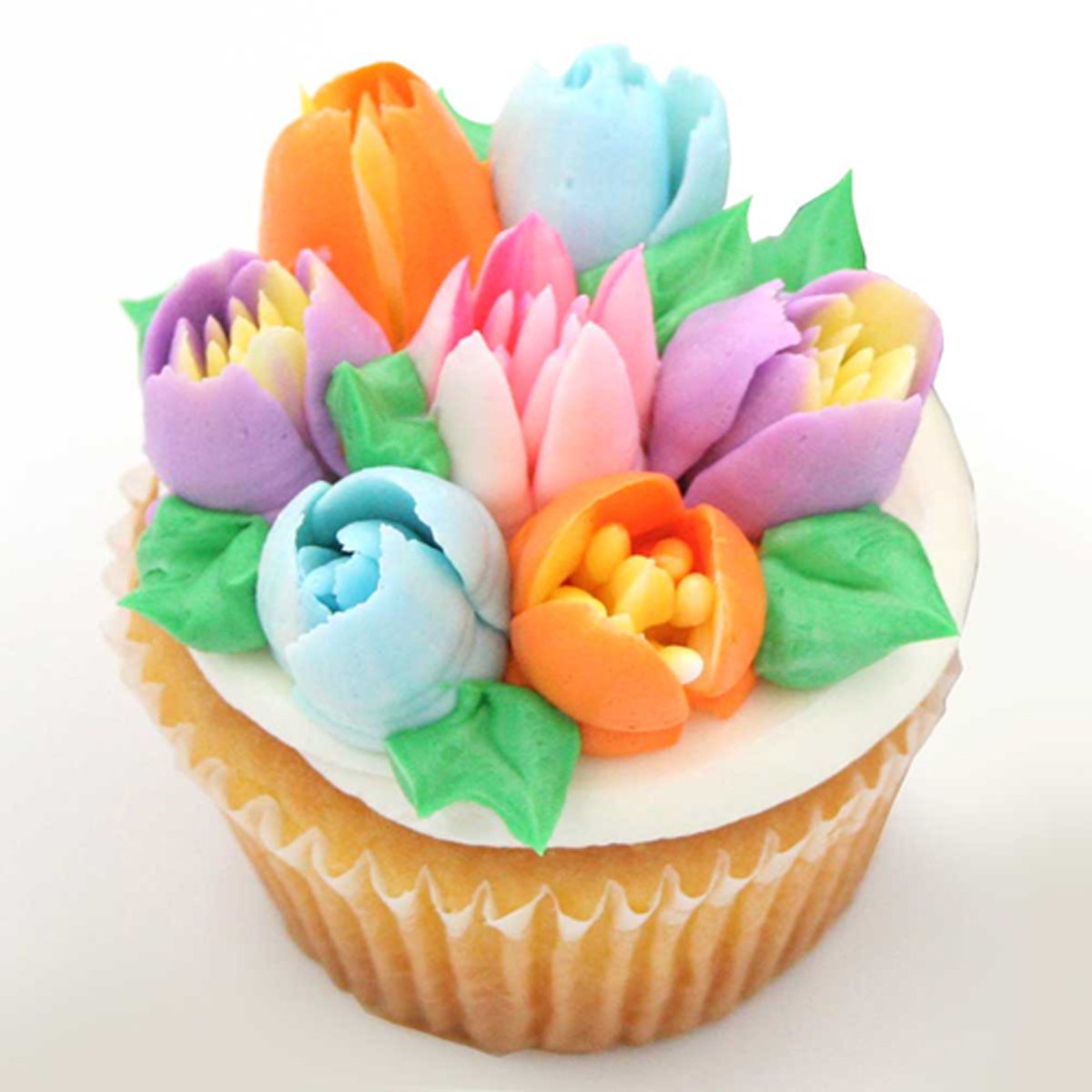 Large Cupcake: Tulip – Deerfields Bakery - Main Image