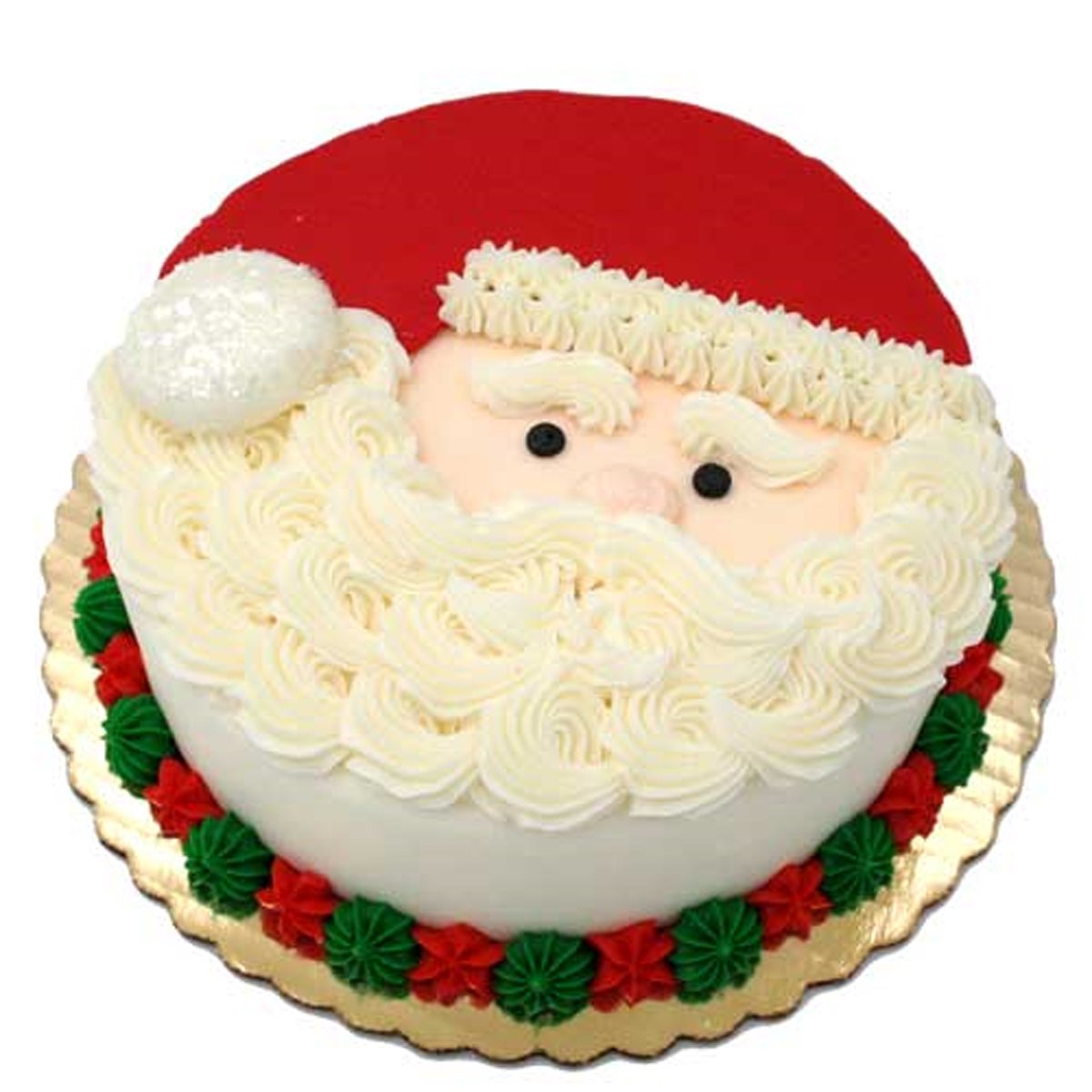 8″ Santa Face Cake | Orland Park Bakery Orders