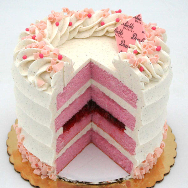 Strawberry Vanilla Bean Cake